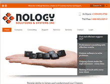 Tablet Screenshot of nologysolutions.com